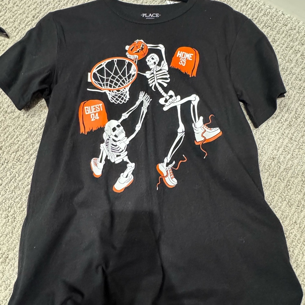 5 for $25 SALE 🎉 Skeleton Basketball TShirt